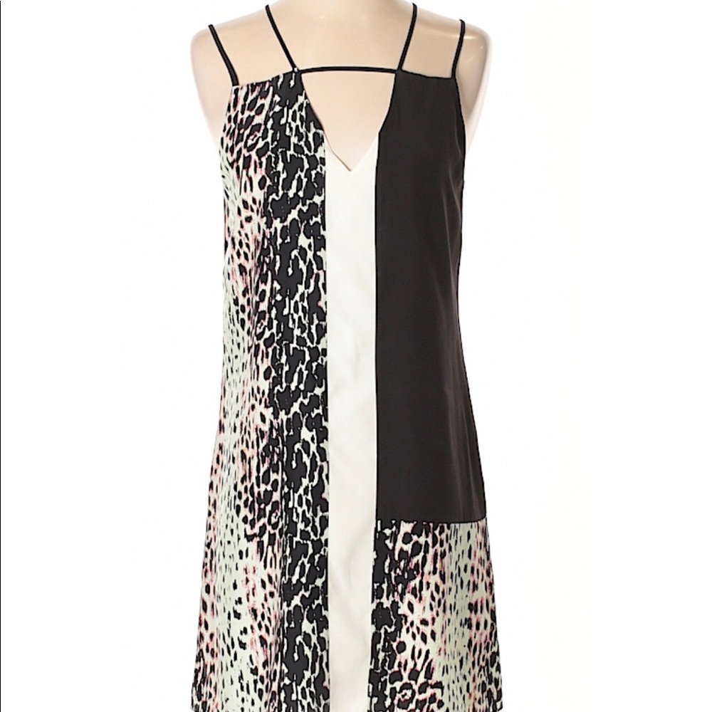 Parker Animal Silk Dress